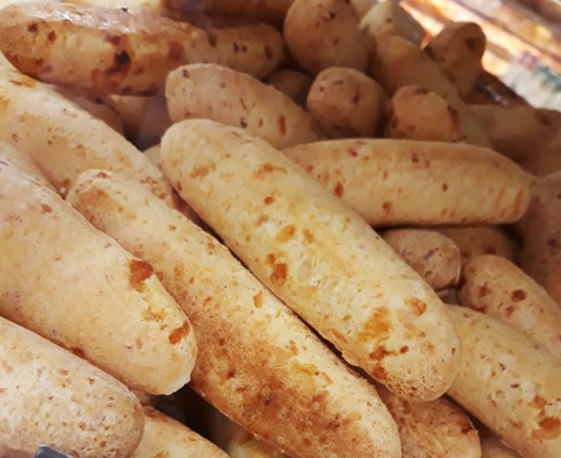 Pão de Queijo-Sticks + Milchkaramell-Dip